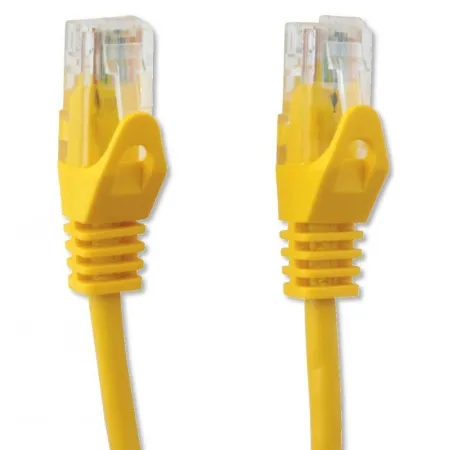 Patch Cord Cat5e Utp 0,25m żółty Cca